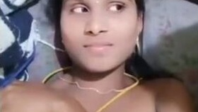 A Tamil wife with large breasts gives oral and engages in intercourse in high definition