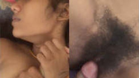 A shy girl with a hairy pussy gets fucked and gives oral pleasure