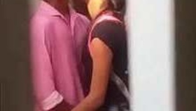 Indian college sweetheart caught spying outdoors