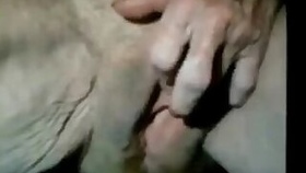 Granny Plays With Very Loose Pussy