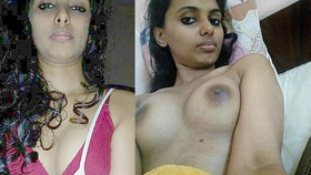 Indian girlfriend reveals her sensual assets