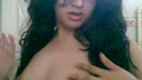 Desi beauty Jamila Ali undresses revealing all