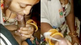 Indian aunt performs oral sex on her husband's brother