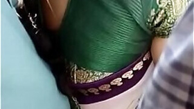 desi aunty smooch by cousin