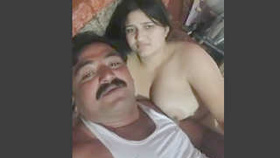 A cute Indian girl engages in intense sexual activity with her father's friend