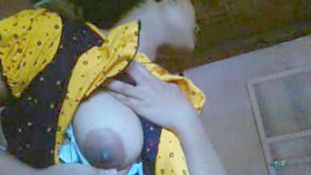 Indian wife from Bengal displays her breasts