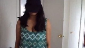 Indian beauty records intimate self-filmed content for her partner