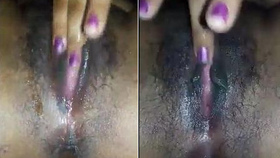 Indian spouse self-pleasuring and experiencing female ejaculation