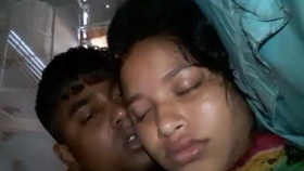 Sexy Desi couple caught in the act at midnight