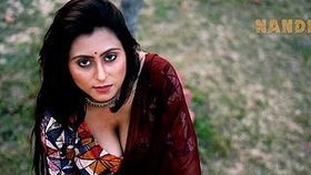 Nandini Nayek and Poonam Pandey in seductive saree striptease