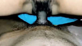 Indian wife pleases her husband with a sensual oral sex and deepthroating