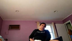 Mature Indian woman (bbw) transitions clothing (part 1)