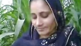 Indian village girl fucks her cousin in an open field
