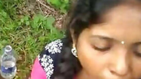 Desi Girl Blowjob in forest