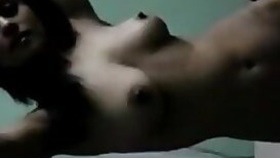 Married Desi girl performs a dance being naked on camera