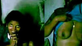 Joyful Desi indian girl finds courage to show friend her boobs and XXX twat