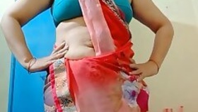 Auntie Sangita in Telugu wants to have hot sex in bed with dirty audio in Telugu