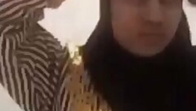 Hijabi Desi Indian Girl Shows