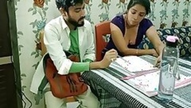 Indian beautiful madam and student hot sex!