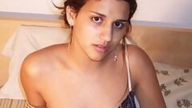 Sexy girl Desi for money undresses and shows her body