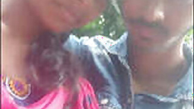 Desi's hot new outdoor couple