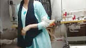 Pretty girl from Bihar very roughly fucked in tailor's atelier, secretly recorded